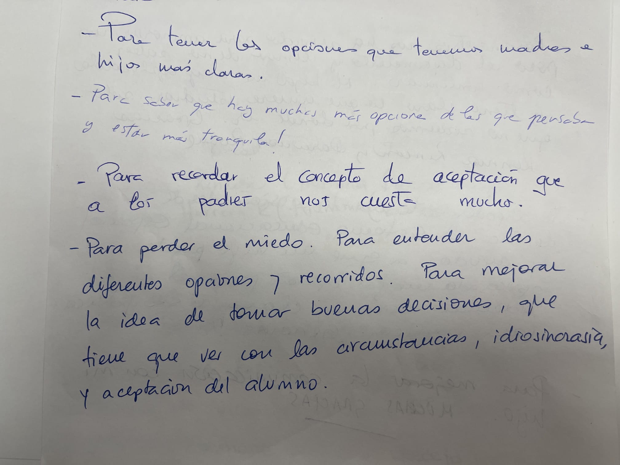 Testimonio de paciente 1