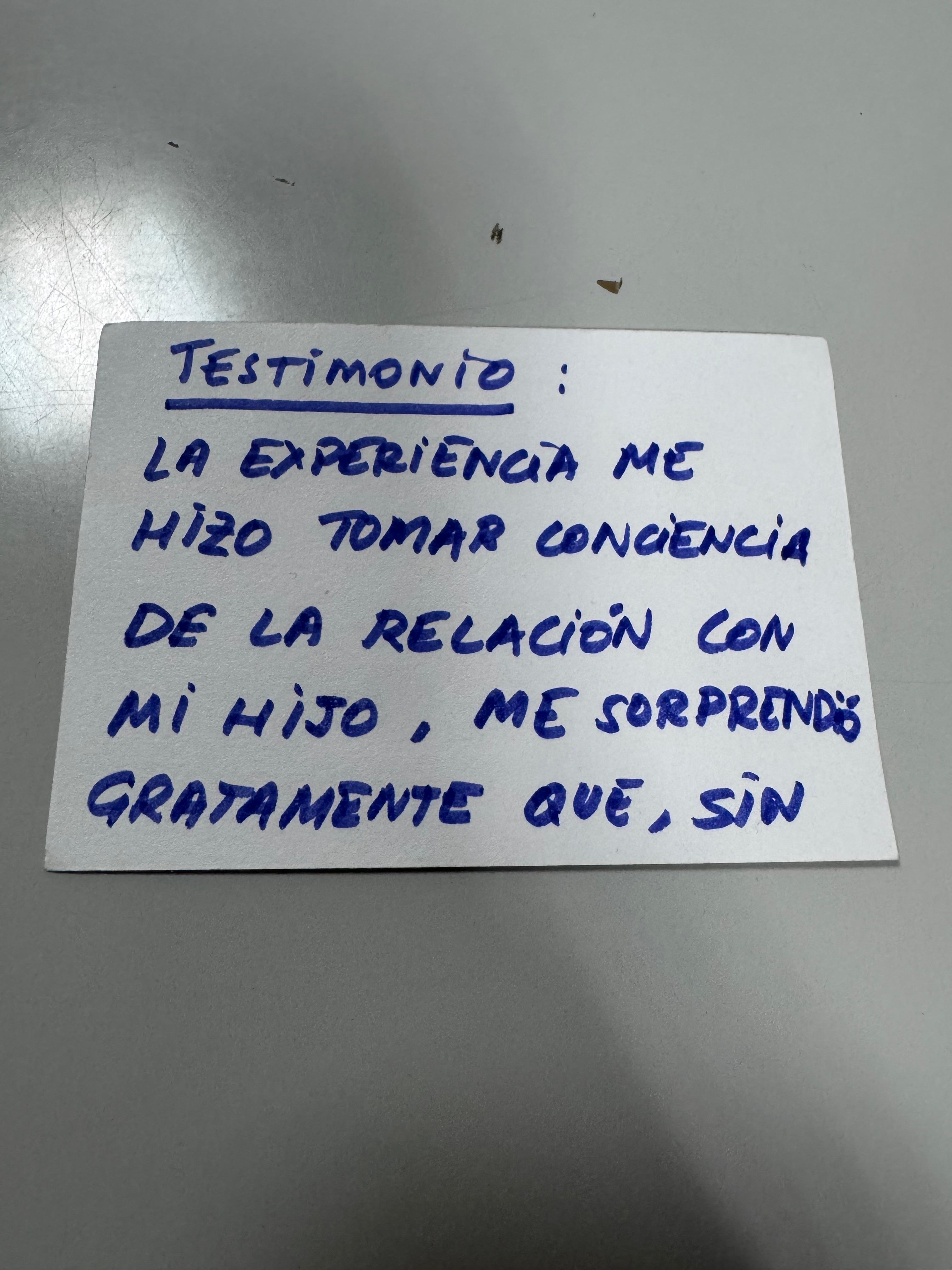 Testimonio de paciente 17